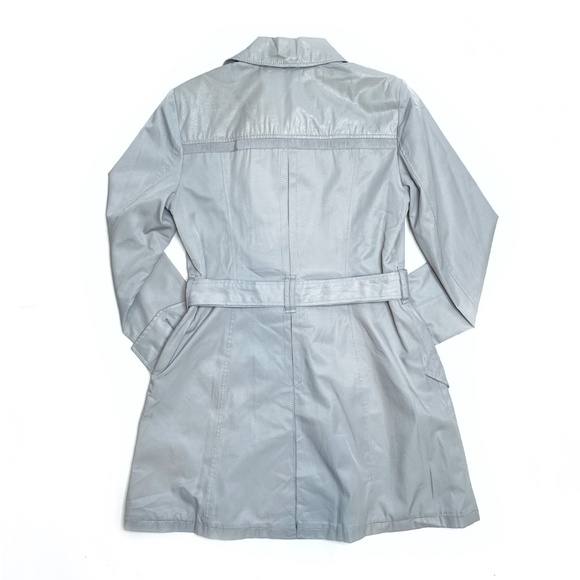 ⚡️FLASH SALE⚡️ Vince Camuto Belted Shimmer Trench Coat - Picture 4 of 7